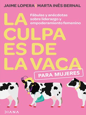 cover image of La culpa es de la vaca para mujeres